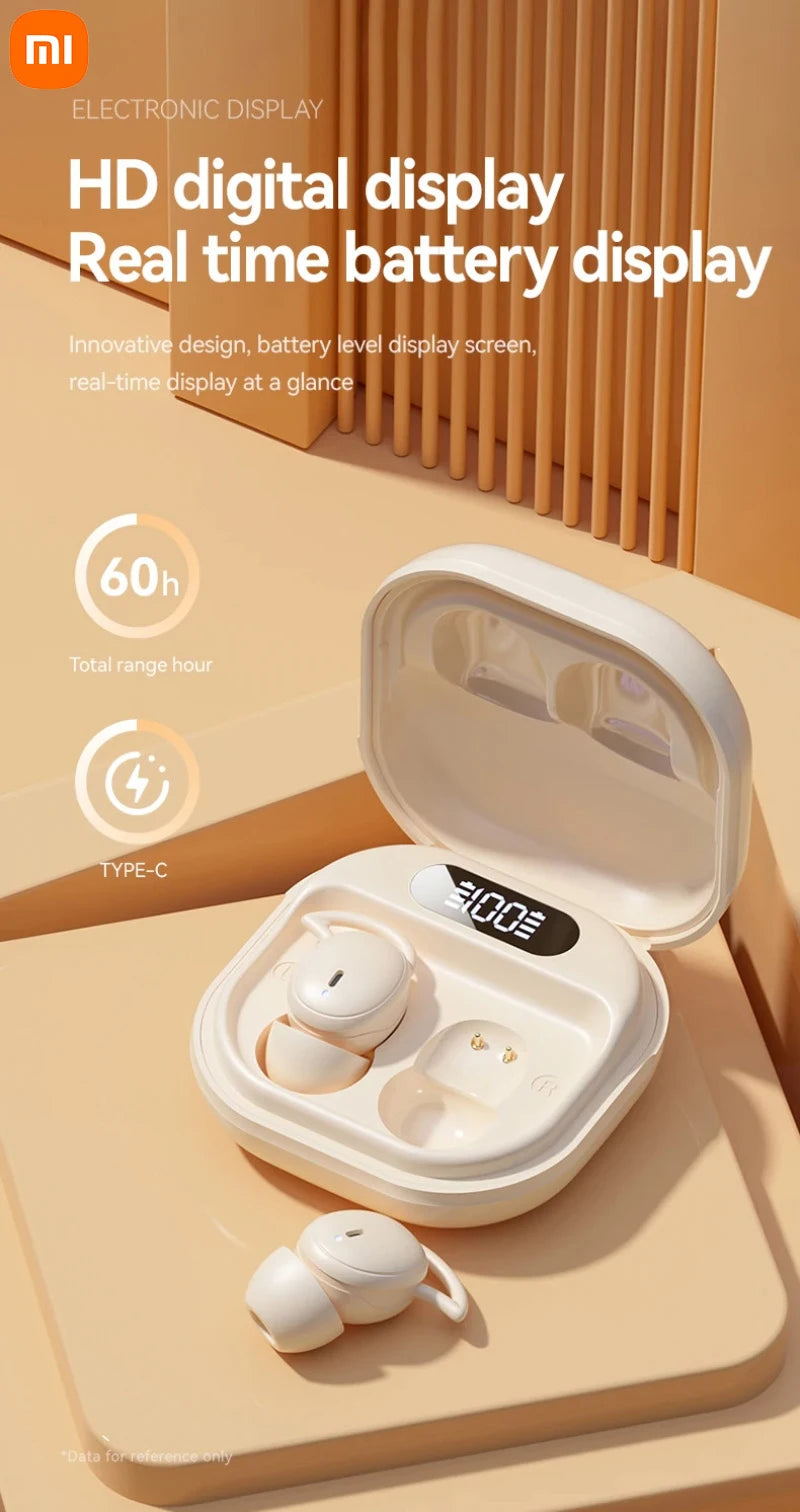 Xiaomi MIJIA Wireless Sleep Specific Invisible Earbuds Bluetooth 5.4 Headphones HiFi Stereo Sound Music Headphones TWS Earphones
